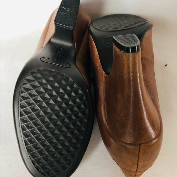 COLDWATER Creek Women’s High Heels Aerosoles Sz 6M Brown Leather Peep Toe S03 - Picture 13 of 13